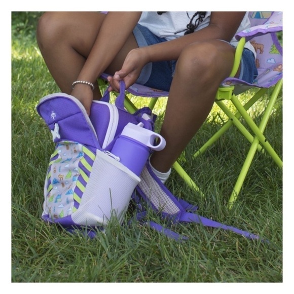 New Firefly Outdoor Gear Youth Adventure Combo Purple Backpack Bottle Lunch Box - Picture 4 of 4